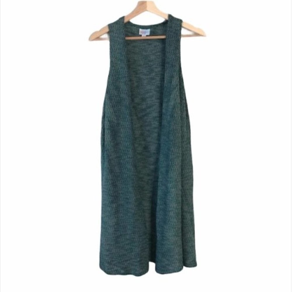 LulaRoe Green Knit Boho Duster S